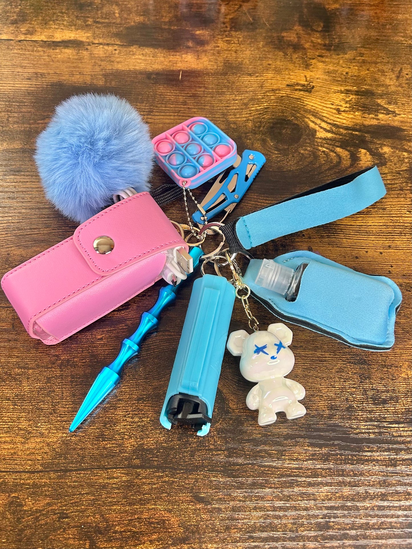 White Bear Keychain