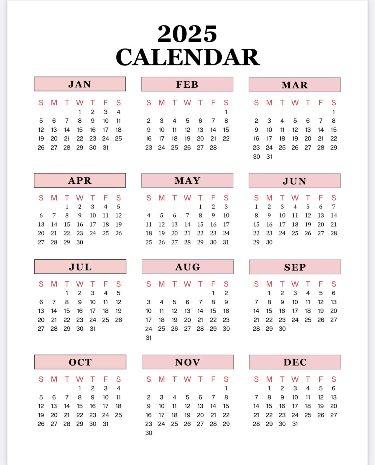 2025 Manifestation Planner