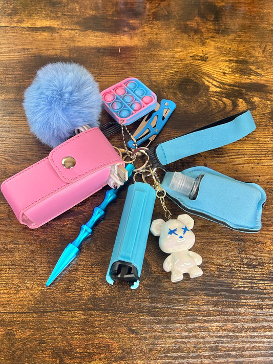 White Bear Keychain