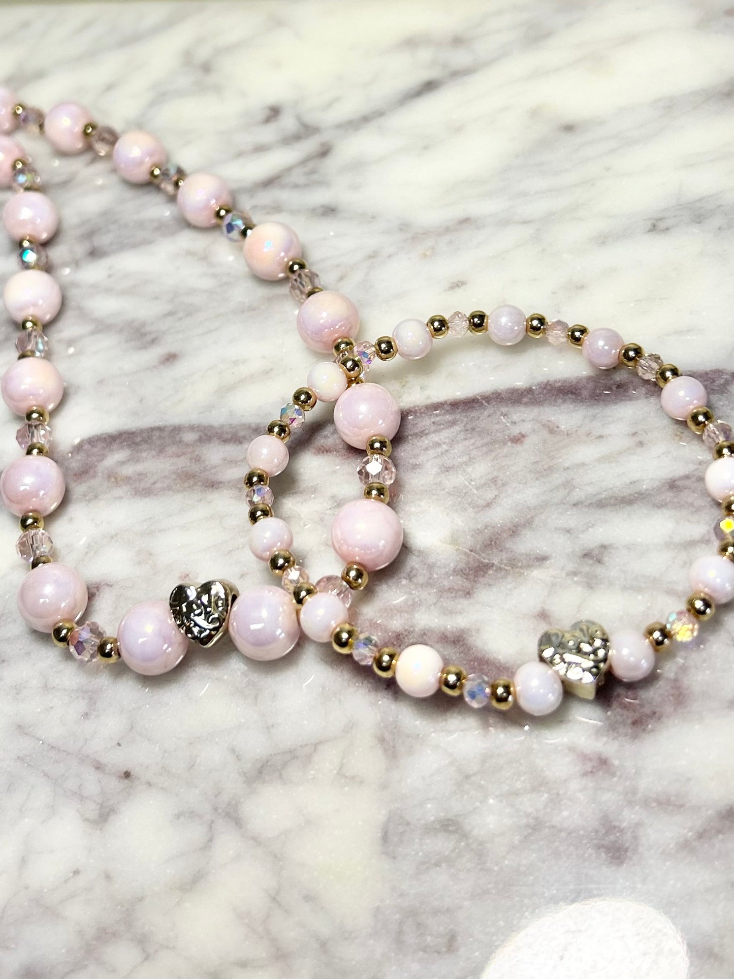 Mei Pearl Necklace + Bracelet Sets