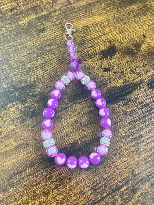 Glam Beaded Phone Wristlet