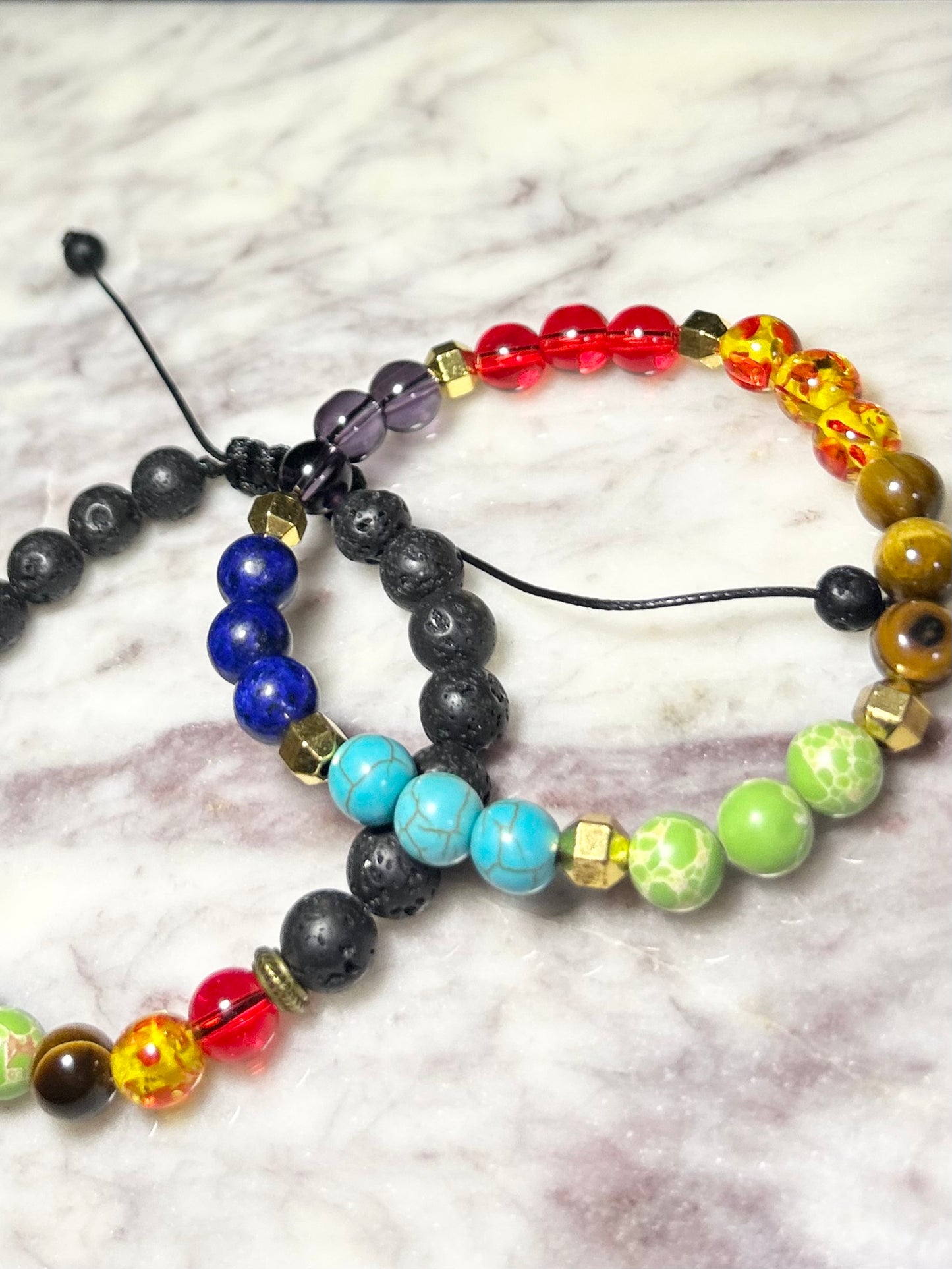 7 Chakra Bracelet Set