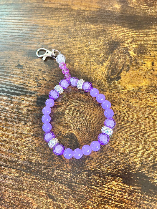 Glam Beaded Phone Wristlet