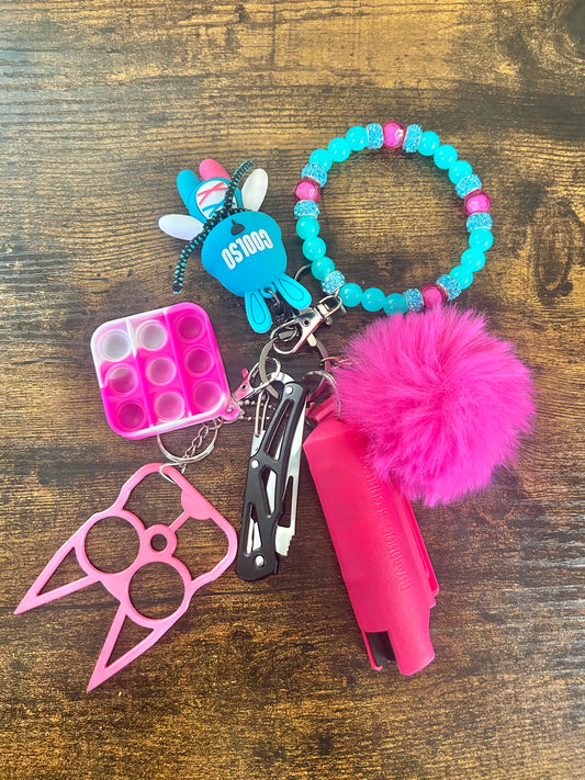 Pink + Blue Bunny
