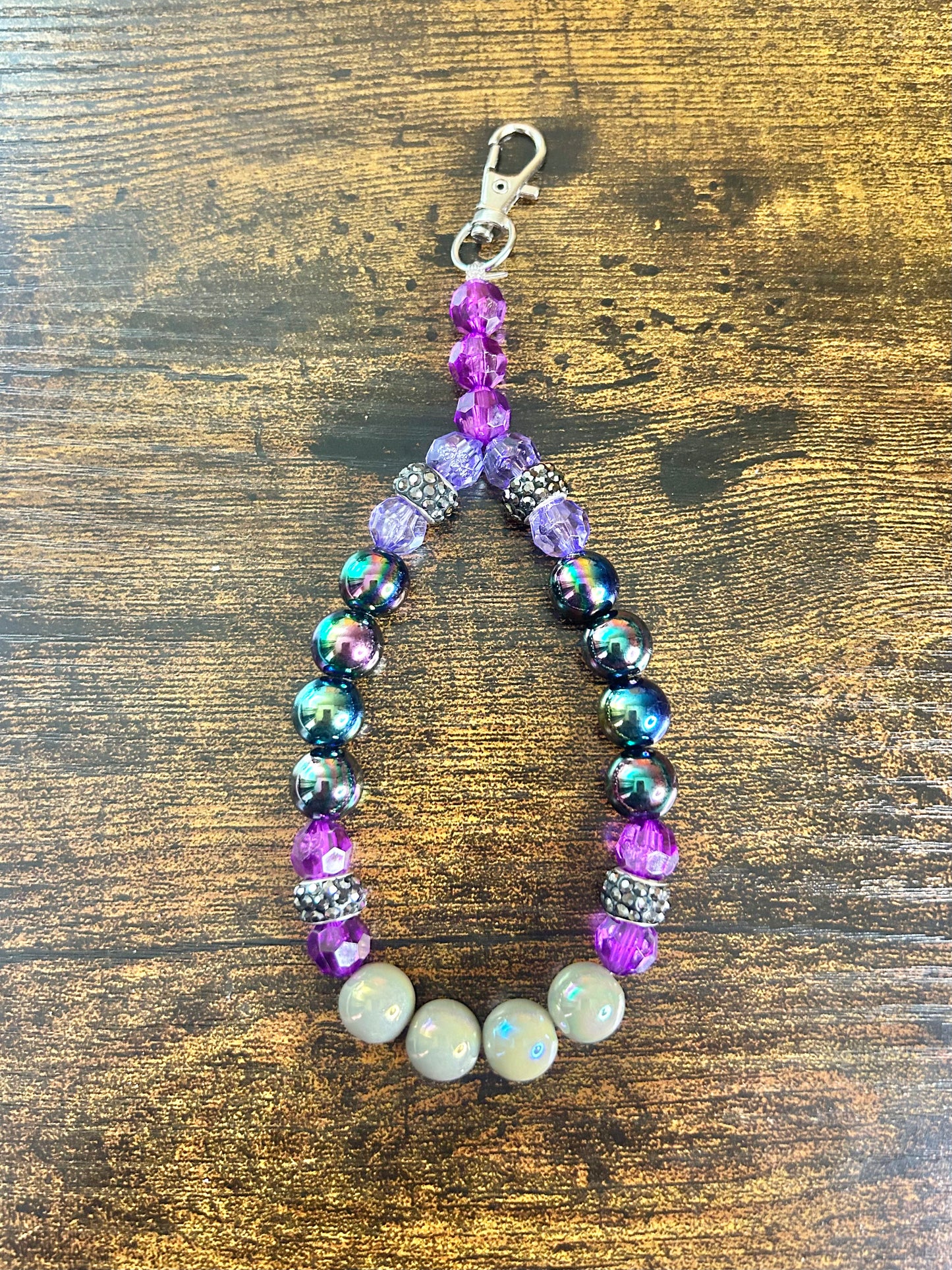 Glam Beaded Phone Wristlet